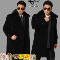 <em>淘宝</em>聚划算<em>购物</em>男大衣登喜路<em>男装</em>中长款羊毛呢