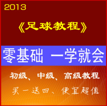 足球训练教学教程 学踢足球 教材 教你踢球 足球训练教程 价格:2.00