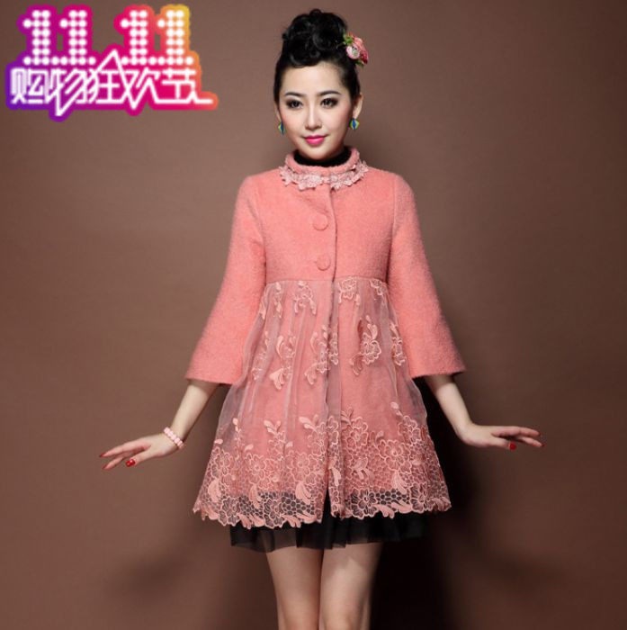 物<em>品牌</em>大衣2013冬装 专柜正品<em>剪标品牌女装</em> 兔