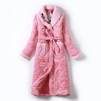 <em>睡袍睡袍</em>女秋<em>冬季</em>珊瑚绒裙外套<em>睡衣</em>女家居服优
