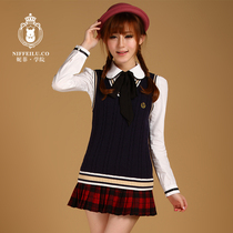 淘宝聚划算购物棉织学新款春秋装<em>韩版</em>女装中长