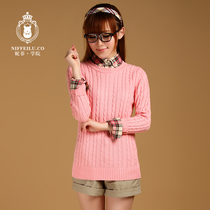 春秋装韩版女装中长款针织衫日系学院风<em>开衫</em>薄