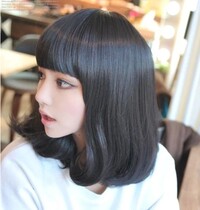 淘宝聚划算购物梨花星夜美假发 斜刘海<em>中长</em>卷