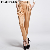 淘宝聚划算购物<em>灯笼</em>裤映花记 秋装黑色<em>时尚女</em>