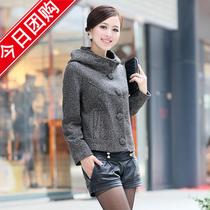 中国购物短外套正品<em>哥弟</em>绒短外套2013秋装阿