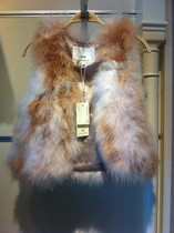 新2013新海宁貉子大毛领皮草背心 兔毛<em>编织</em>皮