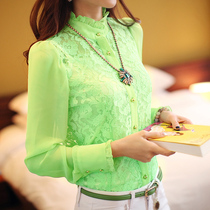 物上衣卓欧2013秋装新款女装蕾丝上衣<em>圆领</em>修