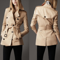 中国购物<em>Burberry</em> 短外套<em>burberry</em>女装<em>风衣</em>春装