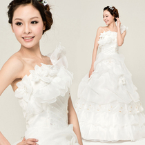 淘宝聚划算购物公主裙撑新款水晶纱粉色<em>婚纱</em>彩