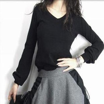 羊绒衫【天天特价】V领羊绒衫清仓特价女低领