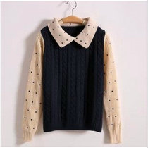 淘宝聚划算购物修身型针织衫秋冬<em>毛衣</em>宽松针织