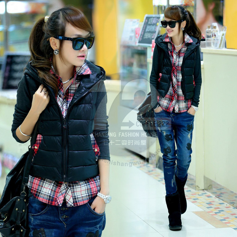<em>马甲</em>2013秋冬装<em>新款时尚</em>韩版<em>女装</em>棉<em>马甲马夹</em>
