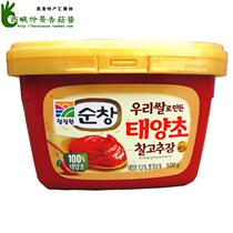 韩国进口 清净园淳昌顺昌辣椒酱500g 甜辣酱 石锅拌饭炒年糕万能 价格:21.50