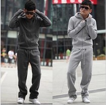 2013春秋冬 <em>男开衫</em>连帽运动套装 男装加绒运动