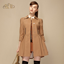 中国购物<em>风衣依然纯</em>2013秋款<em>女装</em>韩版新品女
