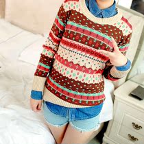 淘宝聚划算购物修身型针织衫秋冬<em>毛衣</em>宽松针织