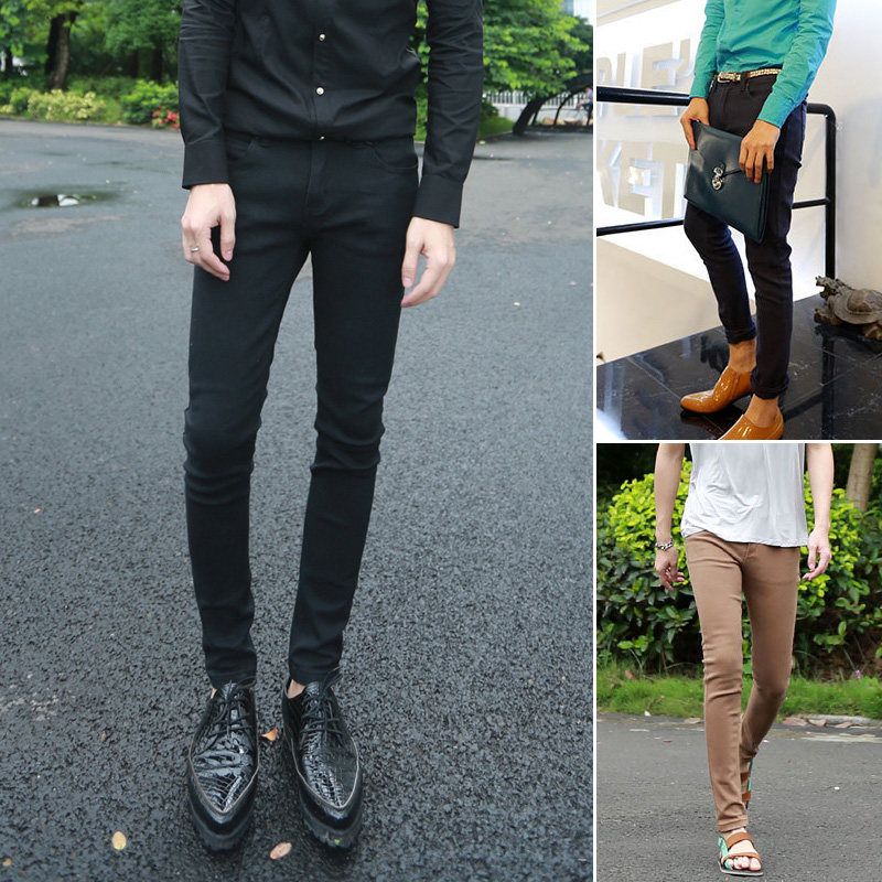 大码显瘦修身哈伦牛仔裤宽松小脚裤韩版<em>长裤</em>牛