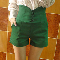 淘宝聚划算购物高腰<em>款妮子短裤女</em>韩版靴裤女秋