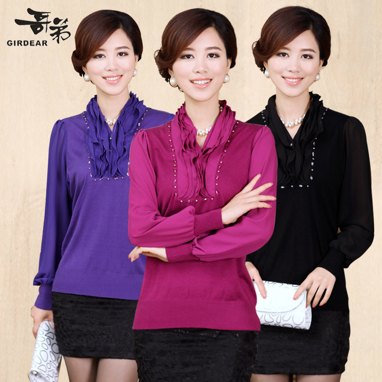 款休闲羊毛背心男装商务马甲V领套头<em>中老年</em>羊