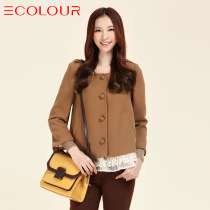 淘宝聚划算购物<em>三彩</em> 短<em>外套三彩女装</em>正品冬装