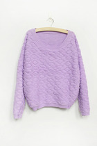 精品导购<em>反针</em>忽尔今秋。清新文艺感V领女秋款