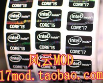 4皇冠原装笔记本 酷睿2代 3代 intel core i7 黑色至尊版标签贴纸 价格:1.00