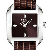 天梭Tissot 时尚系列石英黑盘<em>陶瓷链女表</em>T064