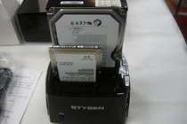 清仓/时钛尚STYSEN E12双盘位硬盘座USB2.0+eSATA 价格:95.00