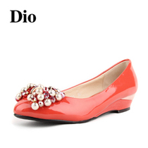 佐尼 女鞋新品 韩版蝴蝶结女士鞋子 <em>女</em> 水钻尖