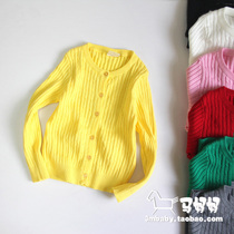 秋款童装女童秋装2013潮新款女童针织<em>开衫</em> 儿