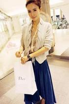 ca taylor香港行同款麻花领原单针织毛衣<em>开衫</em>【