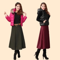 精品导购<em>羊毛</em>长裙蒙蒙家2013秋装新款女 澳洲