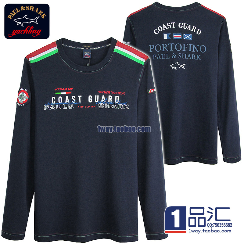 PaulShark2013秋装款 paulshark鲨鱼男装长袖