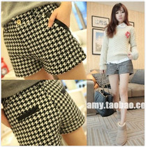 划算购物超短靴裤2013秋冬新款韩版<em>皮短裤黑</em>