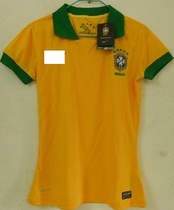 女装巴西主场球衣2013-2014极品泰版足球服Ladies Brazil Home 价格:78.00