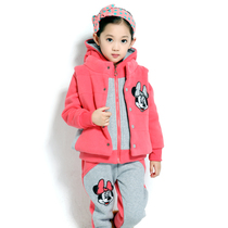 购物大卫童装 2013新款 秋冬装女童<em>加绒加厚</em>外