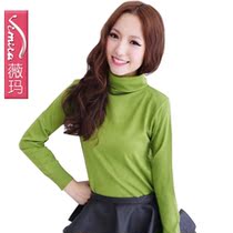 中国购物<em>高领韩版</em>新款<em>秋冬</em>长袖<em>高领毛衣</em>修身打