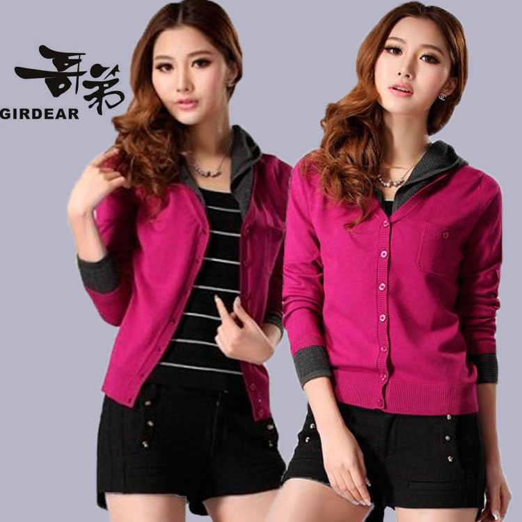 淘宝聚划算购物<em>开衫</em>乐町2013秋装新款日系甜