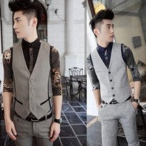 淘宝聚划算购物<em>马甲</em>八克拉秋装<em>男士牛仔马甲</em> 