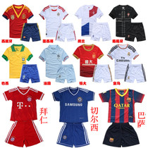 马 巴萨 曼联 切尔西 巴西 童装 儿童足球衣服 队