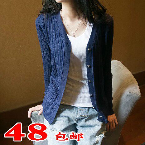 划算购物外套2013新款夏秋装韩版外搭<em>开衫</em>牛