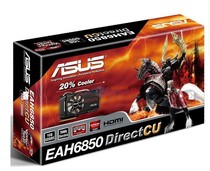 华硕EAH6850 DC/2DIS/1GD5/V2 华硕hd6850 1G DDR5游戏 静音显卡 价格:792.00