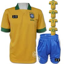 极品泰版2013巴西Brazil国家队主场球衣球员版短袖足球服训练服男 价格:55.00