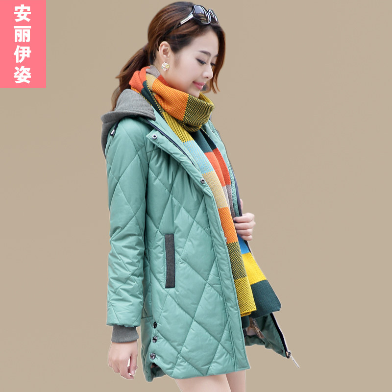 <em>棉衣女士棉服2013新款</em>衣人怡慧<em>棉衣</em>女长款獭