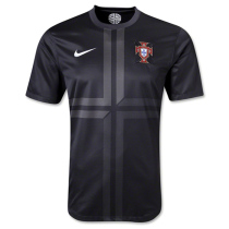 Fans version,Top thai,Portugal 2013/14 away black jerseys 价格:68.00