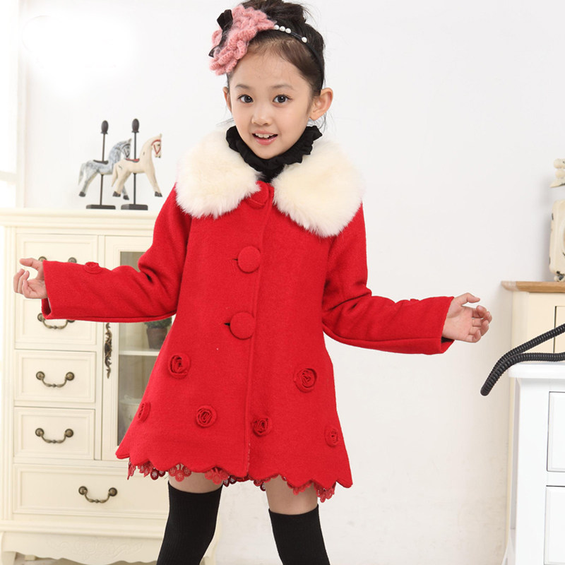 <em>淘宝</em>聚划算<em>购物女童</em>大衣妙妙可心 女童羊毛呢