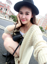 宝聚划算购物毛衣新款秋装 迷彩军装毛衣<em>女线</em>