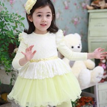 淘宝聚划算购物<em>女童连衣裙</em>2013秋冬女童 <em>儿</em>装