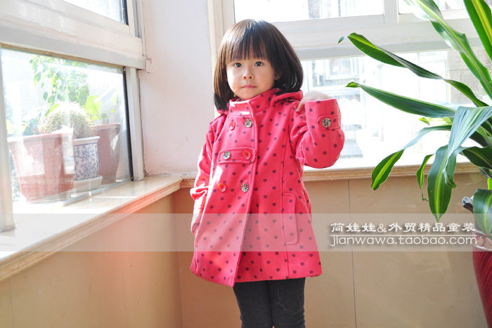 淘宝聚划算购物女童大衣正品蝴蝶结<em>童装</em>女童大