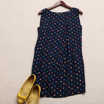 划算购物圆点无袖2013新款韩版秋装连衣裙秋